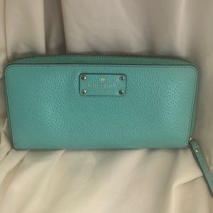 Kate Spade wallet turquoise